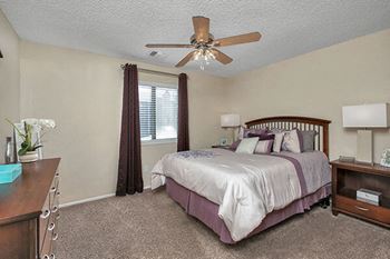 Ceiling fans throughout
